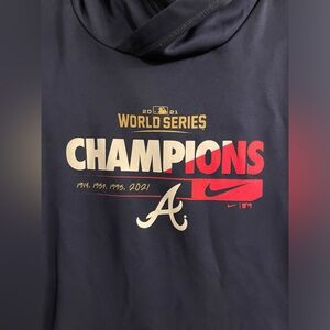 Nike Atlanta Braves 2021 World Series Hoodie - Juniors / Men Small